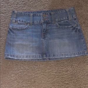 American Eagle jean mini skirt